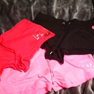 3 Victoria's Secret "PINK" shorts